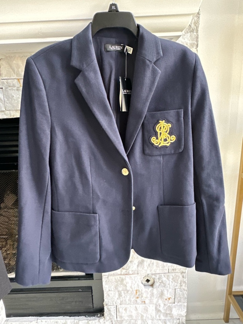 Lauren Ralph Lauren Navy Blazer with Gold details